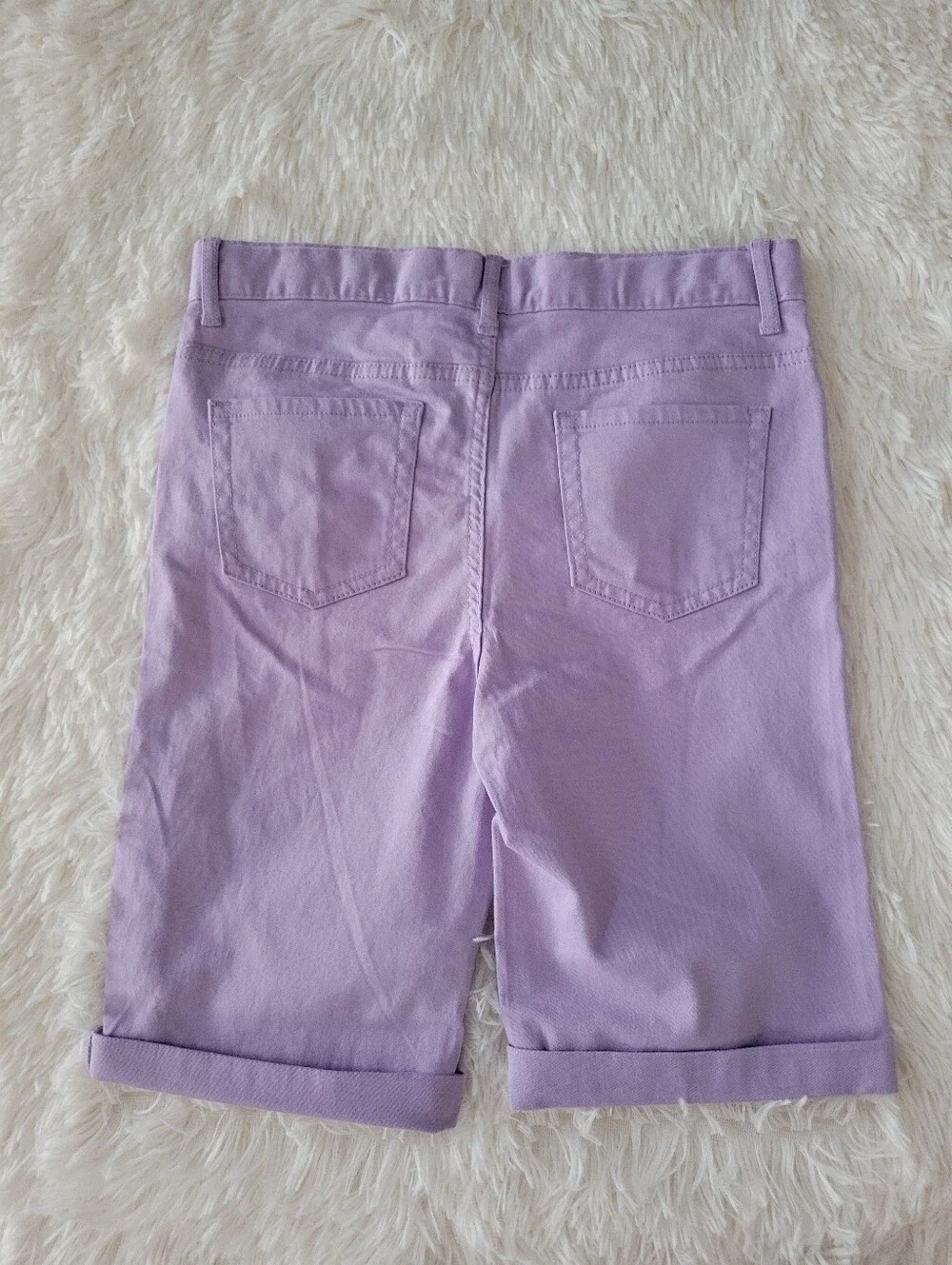 Children's Place Bundle 3 Bermeda Shorts Olive, Teal, Purple Girls Size 14 Slim